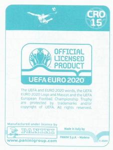 2020 Panini UEFA Euro 2020 International Stickers Preview #CRO15 Karlo Bartolec Back