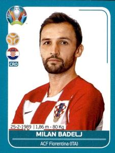 2020 Panini UEFA Euro 2020 International Stickers Preview #CRO17 Milan Badelj Front