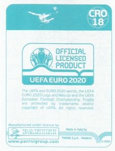 2020 Panini UEFA Euro 2020 International Stickers Preview #CRO18 Marcelo Brozovic Back