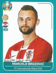 2020 Panini UEFA Euro 2020 International Stickers Preview #CRO18 Marcelo Brozovic Front