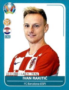 2020 Panini UEFA Euro 2020 International Stickers Preview #CRO20 Ivan Rakitic Front