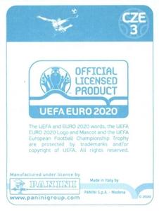 2020 Panini UEFA Euro 2020 International Stickers Preview #CZE3 Czech Republic Back