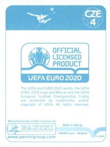 2020 Panini UEFA Euro 2020 International Stickers Preview #CZE4 Czech Republic Back
