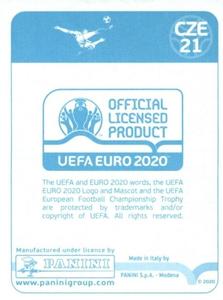 2020 Panini UEFA Euro 2020 International Stickers Preview #CZE21 Josef Husbauer Back