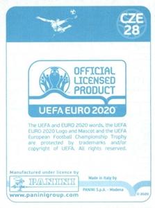 2020 Panini UEFA Euro 2020 International Stickers Preview #CZE28 Zdenek Ondrasek Back