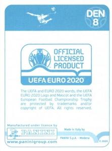 2020 Panini UEFA Euro 2020 International Stickers Preview #DEN8 Frederik Rønnow Back