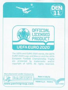 2020 Panini UEFA Euro 2020 International Stickers Preview #DEN11 Andreas Christensen Back