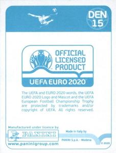 2020 Panini UEFA Euro 2020 International Stickers Preview #DEN15 Peter Ankersen Back