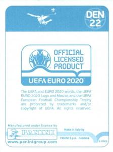 2020 Panini UEFA Euro 2020 International Stickers Preview #DEN22 Martin Braithwaite Back