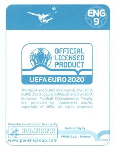 2020 Panini UEFA Euro 2020 International Stickers Preview #ENG9 Jack Butland Back