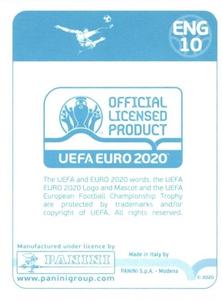 2020 Panini UEFA Euro 2020 International Stickers Preview #ENG10 Danny Rose Back