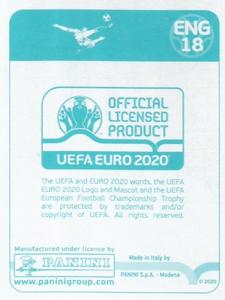 2020 Panini UEFA Euro 2020 International Stickers Preview #ENG18 Jordan Henderson Back