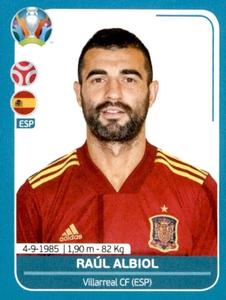 2020 Panini UEFA Euro 2020 International Stickers Preview #ESP10 Raul Albiol Front