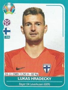 2020 Panini UEFA Euro 2020 International Stickers Preview #FIN7 Lukas Hradecky Front