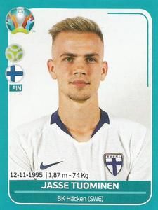 2020 Panini UEFA Euro 2020 International Stickers Preview #FIN26 Jasse Tuominen Front
