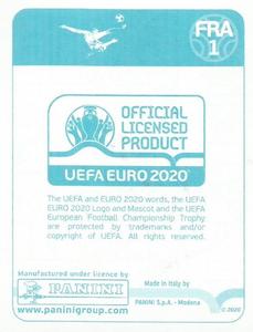 2020 Panini UEFA Euro 2020 International Stickers Preview #FRA1 France Back