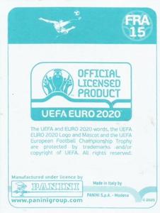 2020 Panini UEFA Euro 2020 International Stickers Preview #FRA15 Samuel Umtiti Back