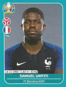 2020 Panini UEFA Euro 2020 International Stickers Preview #FRA15 Samuel Umtiti Front