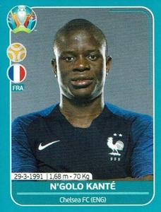 2020 Panini UEFA Euro 2020 International Stickers Preview #FRA18 N'Golo Kante Front