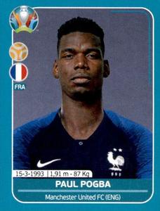 2020 Panini UEFA Euro 2020 International Stickers Preview #FRA21 Paul Pogba Front