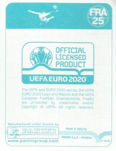2020 Panini UEFA Euro 2020 International Stickers Preview #FRA25 Kylian Mbappe Back