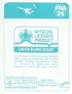 2020 Panini UEFA Euro 2020 International Stickers Preview #FRA26 Kingsley Coman Back