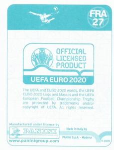 2020 Panini UEFA Euro 2020 International Stickers Preview #FRA27 Wissam Ben Yedder Back