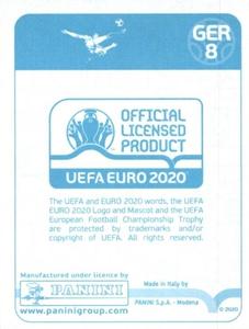 2020 Panini UEFA Euro 2020 International Stickers Preview #GER8 Bernd Leno Back