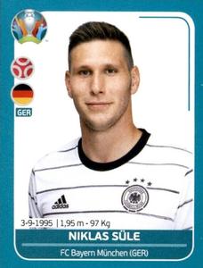 2020 Panini UEFA Euro 2020 International Stickers Preview #GER15 Niklas Sule Front