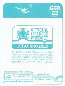 2020 Panini UEFA Euro 2020 International Stickers Preview #GER22 Kai Havertz Back
