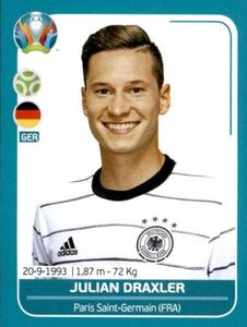 2020 Panini UEFA Euro 2020 International Stickers Preview #GER24 Julian Draxler Front