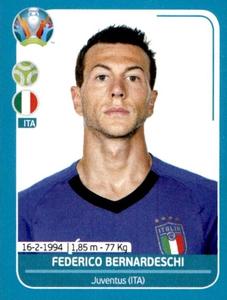 2020 Panini UEFA Euro 2020 International Stickers Preview #ITA24 Federico Bernardeschi Front