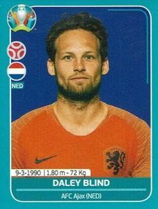 2020 Panini UEFA Euro 2020 International Stickers Preview #NED11 Daley Blind Front