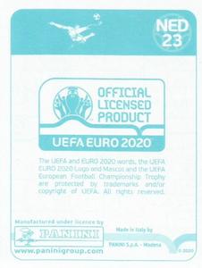 2020 Panini UEFA Euro 2020 International Stickers Preview #NED23 Memphis Depay Back