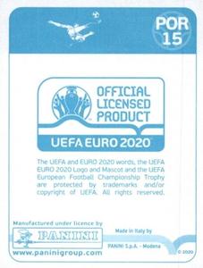 2020 Panini UEFA Euro 2020 International Stickers Preview #POR15 Ruben Dias Back