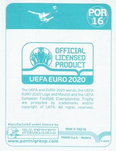 2020 Panini UEFA Euro 2020 International Stickers Preview #POR16 Jose Fonte Back