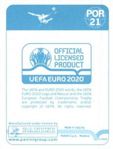 2020 Panini UEFA Euro 2020 International Stickers Preview #POR21 Ruben Neves Back