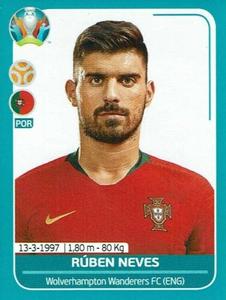 2020 Panini UEFA Euro 2020 International Stickers Preview #POR21 Ruben Neves Front