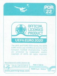 2020 Panini UEFA Euro 2020 International Stickers Preview #POR22 William Carvalho Back