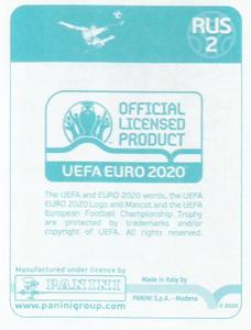 2020 Panini UEFA Euro 2020 International Stickers Preview #RUS2 Russia Back