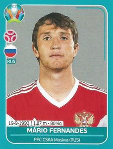 2020 Panini UEFA Euro 2020 International Stickers Preview #RUS11 Mario Fernandes Front