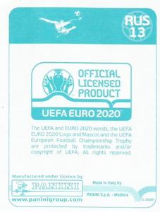 2020 Panini UEFA Euro 2020 International Stickers Preview #RUS13 Andrei Semenov Back