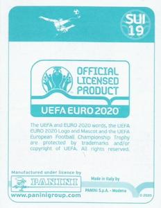 2020 Panini UEFA Euro 2020 International Stickers Preview #SUI19 Edimilson Fernandes Back