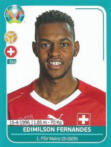 2020 Panini UEFA Euro 2020 International Stickers Preview #SUI19 Edimilson Fernandes Front