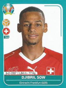 2020 Panini UEFA Euro 2020 International Stickers Preview #SUI23 Djibril Sow Front