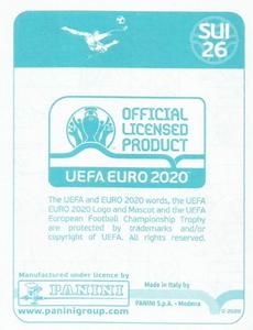 2020 Panini UEFA Euro 2020 International Stickers Preview #SUI26 Mario Gavranovic Back