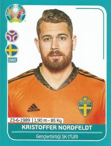 2020 Panini UEFA Euro 2020 International Stickers Preview #SWE9 Kristoffer Nordfeldt Front
