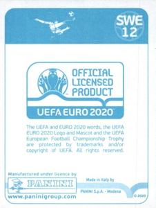 2020 Panini UEFA Euro 2020 International Stickers Preview #SWE12 Pontus Jansson Back