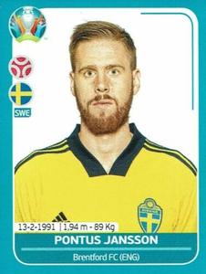 2020 Panini UEFA Euro 2020 International Stickers Preview #SWE12 Pontus Jansson Front
