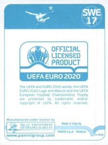 2020 Panini UEFA Euro 2020 International Stickers Preview #SWE17 Viktor Claesson Back